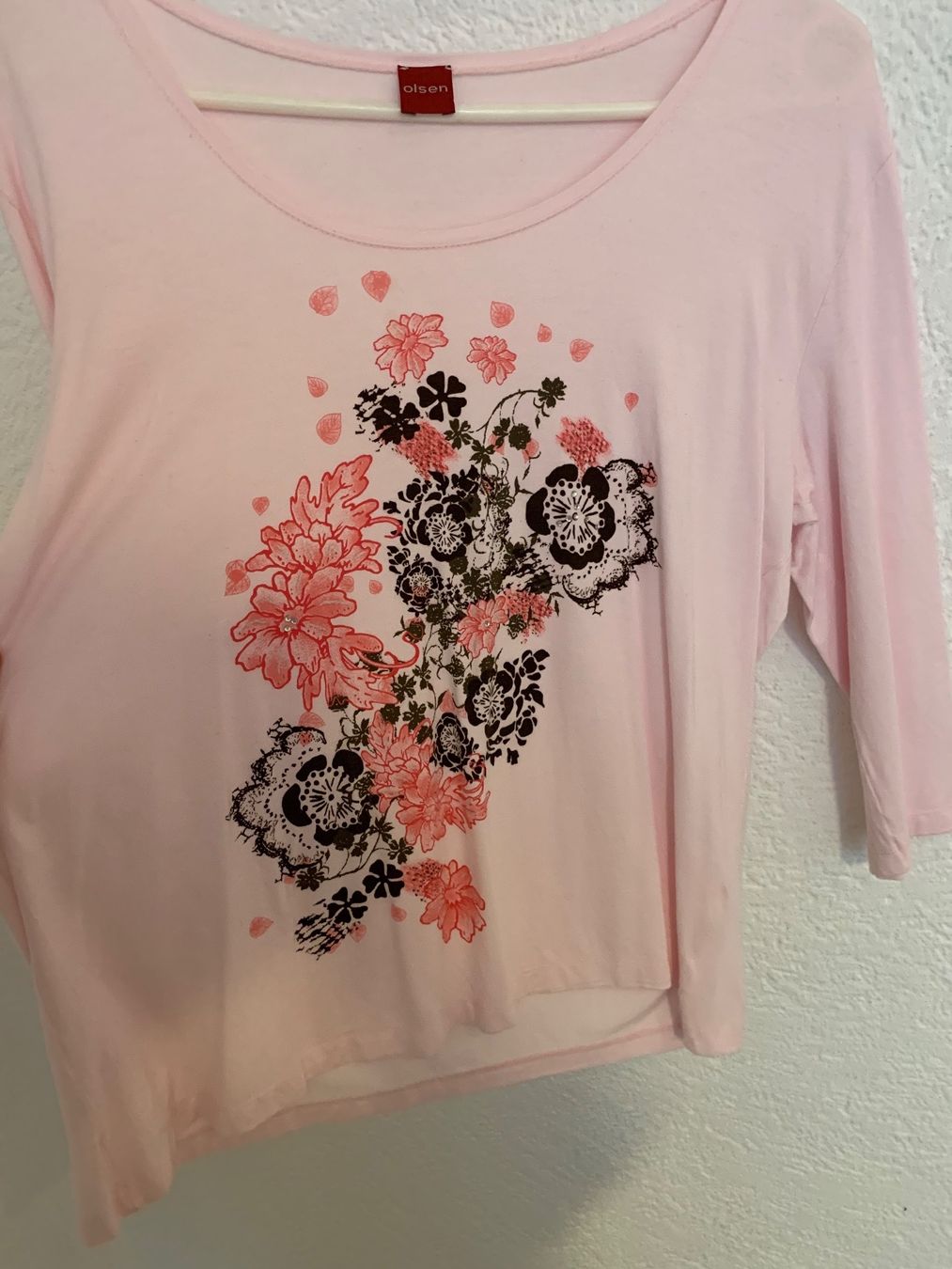 T-shirt: Olsen Shirt rosa Glitzersteine Gr. M – Usato da Fislisbach venduto da KolibriSecondhand 5
