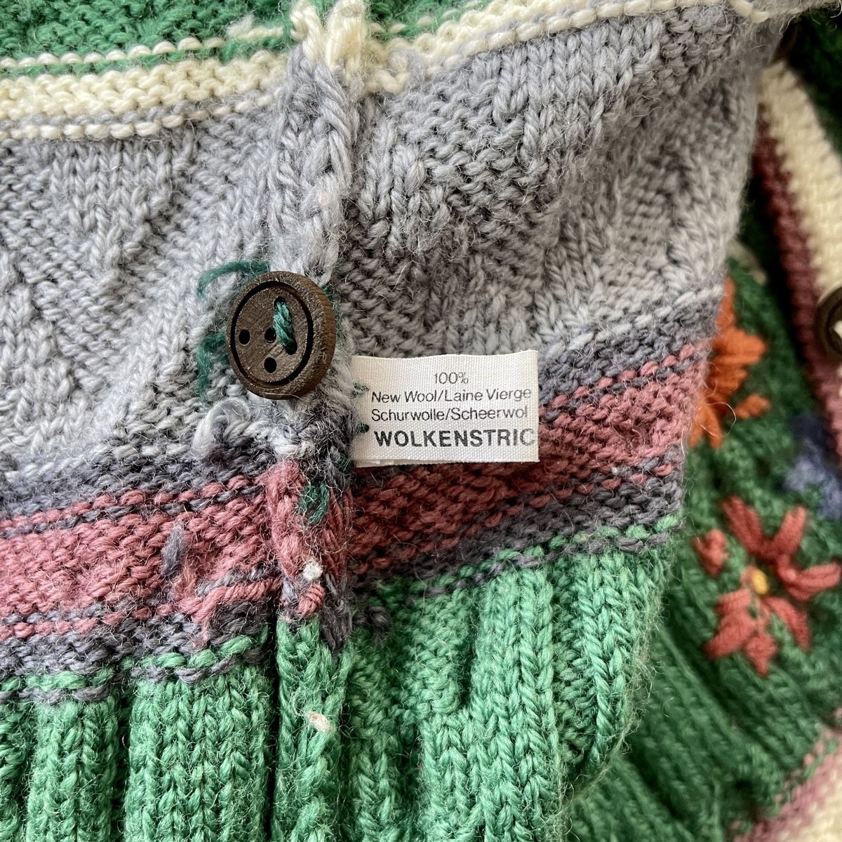 Maglioni & Felpe: WOLKENSTRICKER Handwoven Embroided Cardigan – Nuovo (secondo la descrizione) da Emmen venduto da Avviivva_Com2023 8
