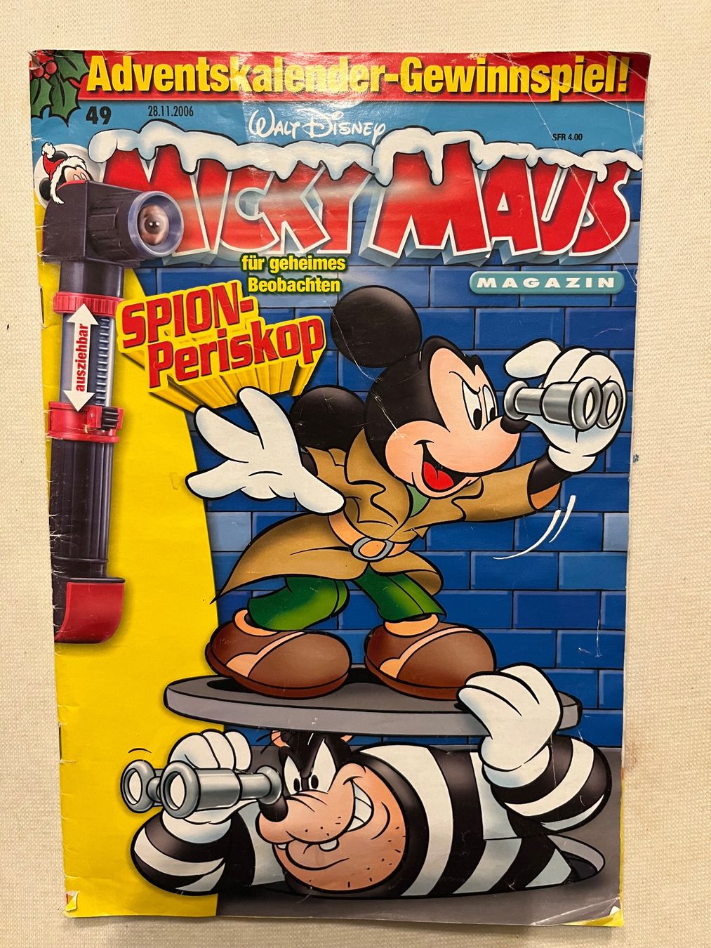 Fumetti: Micky Maus Nr. 49 (Ausgabe 28.11.2006j Comic Heft – Usato da Goldach venduto da SSRConzept