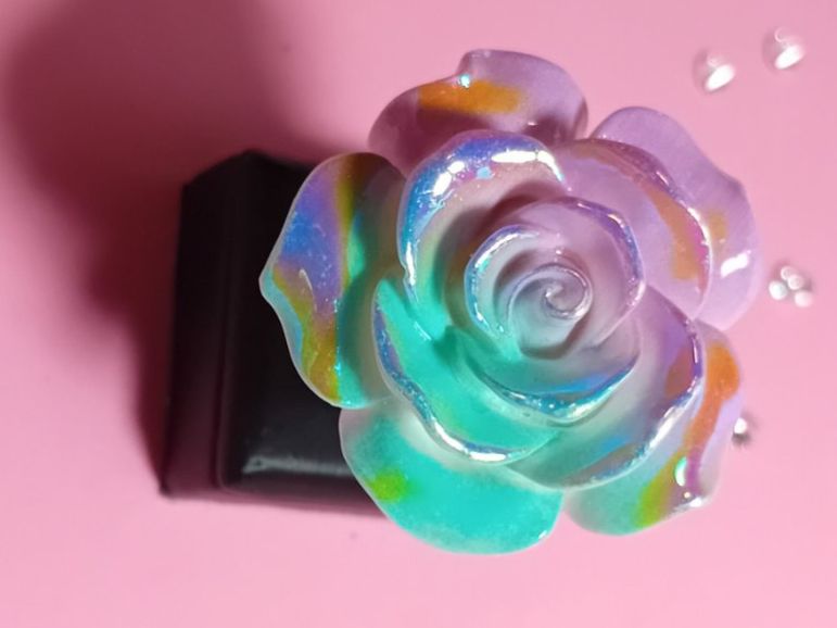 Anelli: modeschmuck ring,,verstellbar,,eine rose – Nuovo (secondo la descrizione) da Basel venduto da bij_5hqd