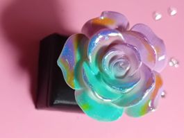 modeschmuck ring,,verstellbar,,eine rose