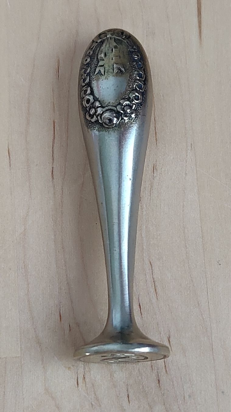 Timbri: Alter Stempel versilbert, Initialen (W8) – Usato da Neuenhof venduto da bro_9zsg