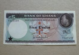 Ghana ++ 5 Cedis ND (1965)