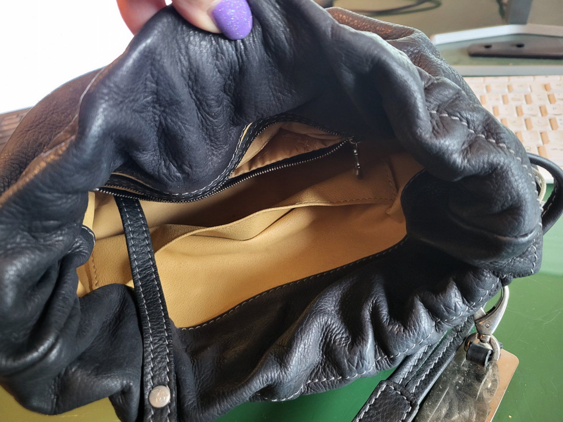 Maison Mollerus Borse da donna: Original Mollerus Handtasche in Schwarz! – Usato da Neuenhof venduto da DynaFatBob 3
