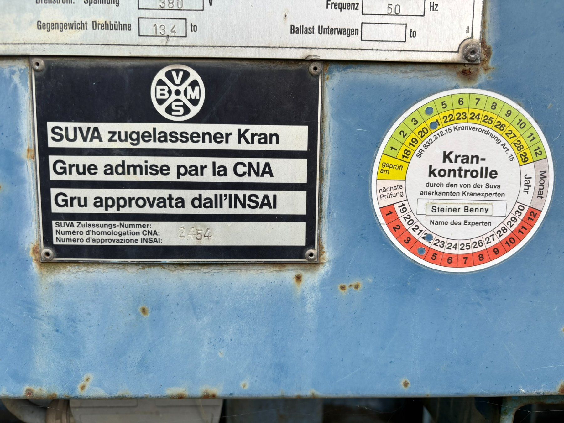 Gru: Baukran – Usato da Schönenberg ZH venduto da Dynamaic 2