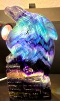 Mystischer hochwertiger Fluorit Drache D 740g