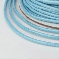 Polyesterschnur 0.5mm gewachst Himmelblau 10m