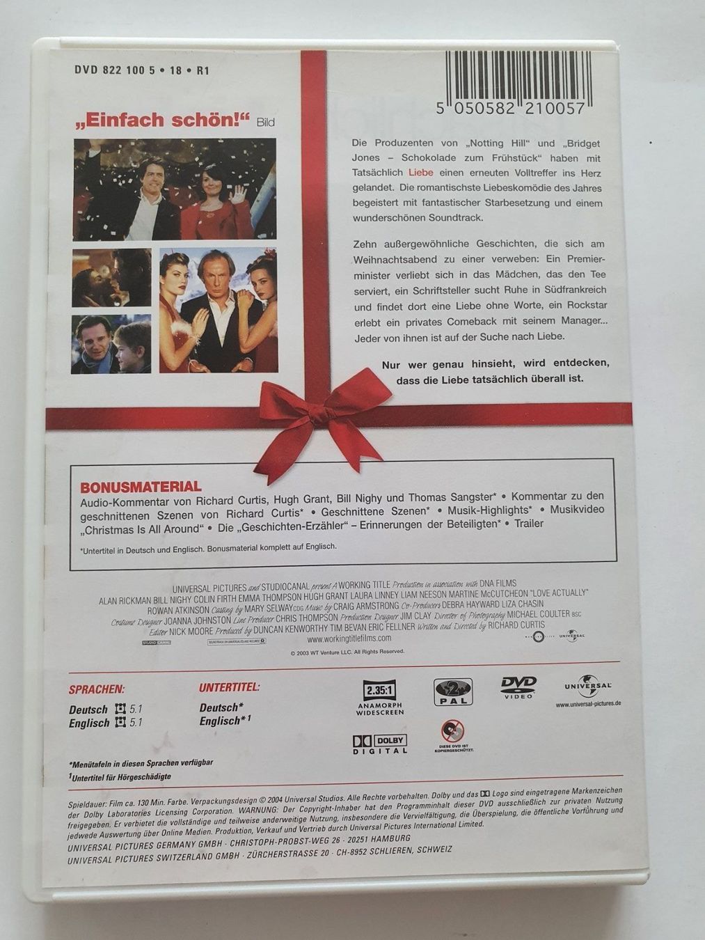 Alle DVDs: Tatsächlich Liebe DVD – Gebraucht aus Oberdorf BL von BaldenEagle 1