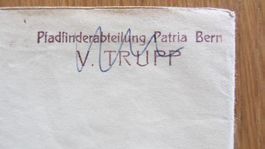 SACHSELN 1930 Pfadfinder PATRIA Karte