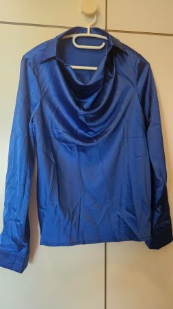 Camicia blu tg.M poliestere
