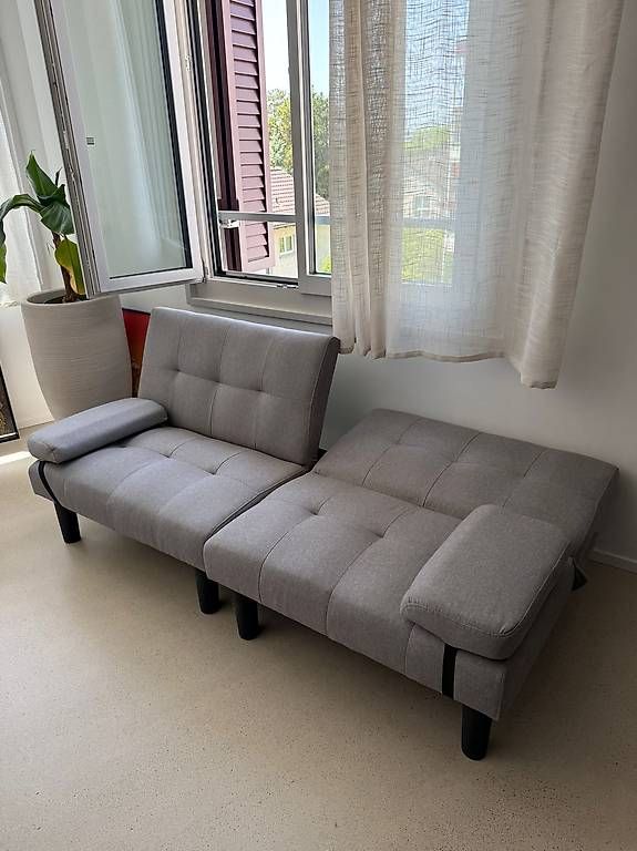 Divani: Schlafsofa hell grau / Sofa bed light grey – Usato da Zürich venduto da bar_nm8c 2