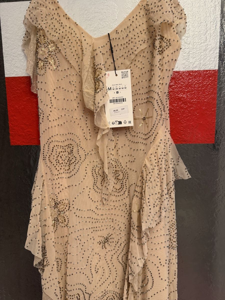 Zara Vestiti: Zara Kleid, Grösse M, Neu, Perlenkleid – Nuovo (secondo la descrizione) da Arch venduto da Aga84 4