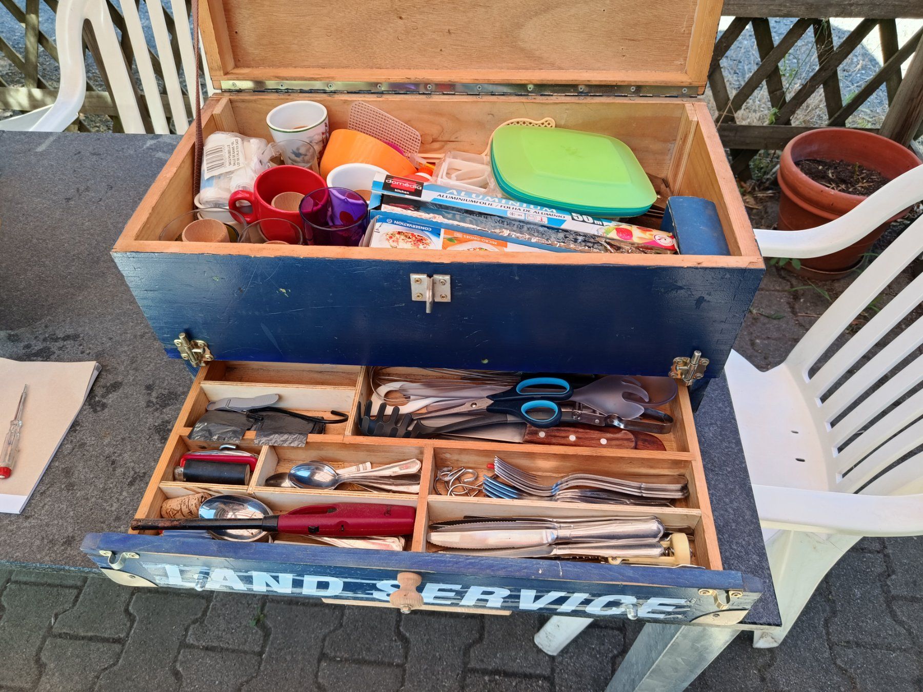 Cucine complete: Camping Küchen Kiste – Usato da Maisprach venduto da Bimbolino0 2