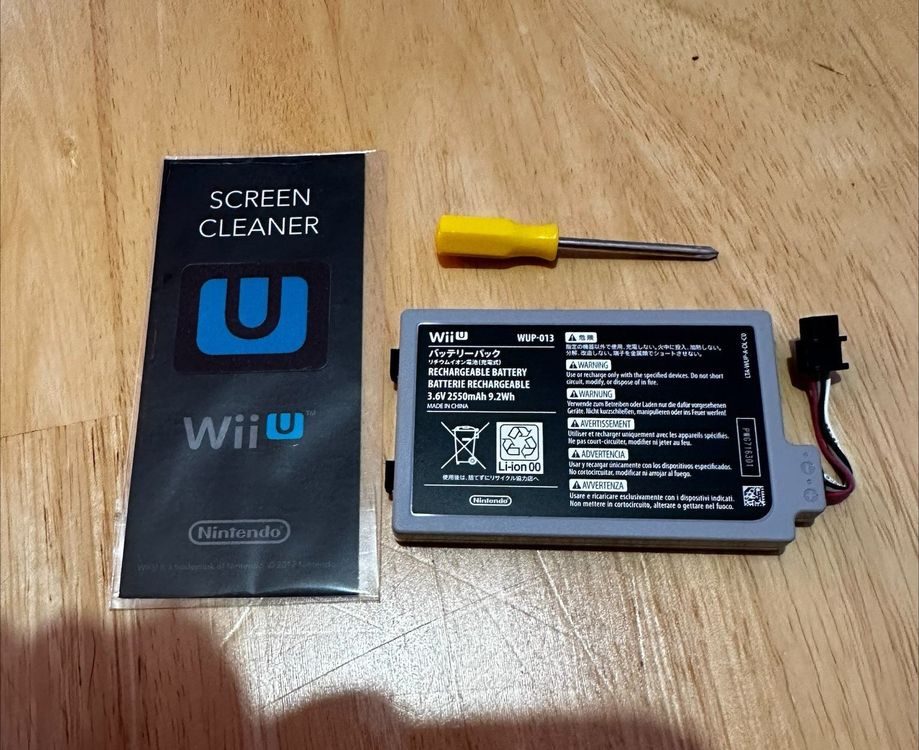 Wii U GamePad HighCapacity Battery (2550mAh) Original Kaufen auf Ricardo