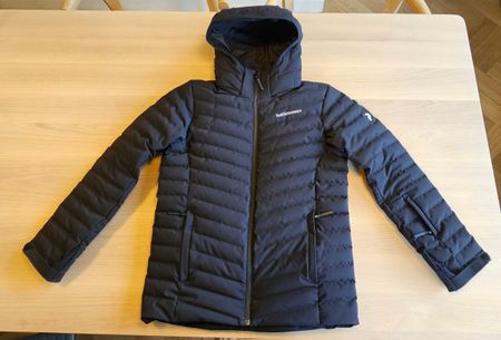 Peak Performance Frost Ski Down Jacket Junior (schwarz, 160)