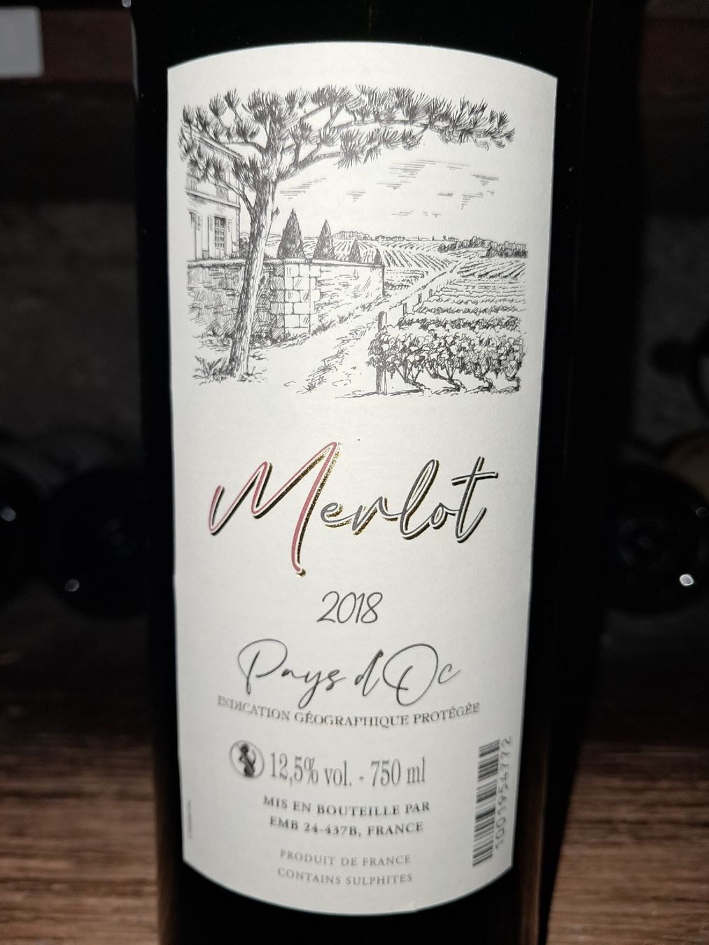 Vino: Merlot pays d'oc 2018 – Nuovo e nell'imballaggio originale da Le locle venduto da juliensaran 1