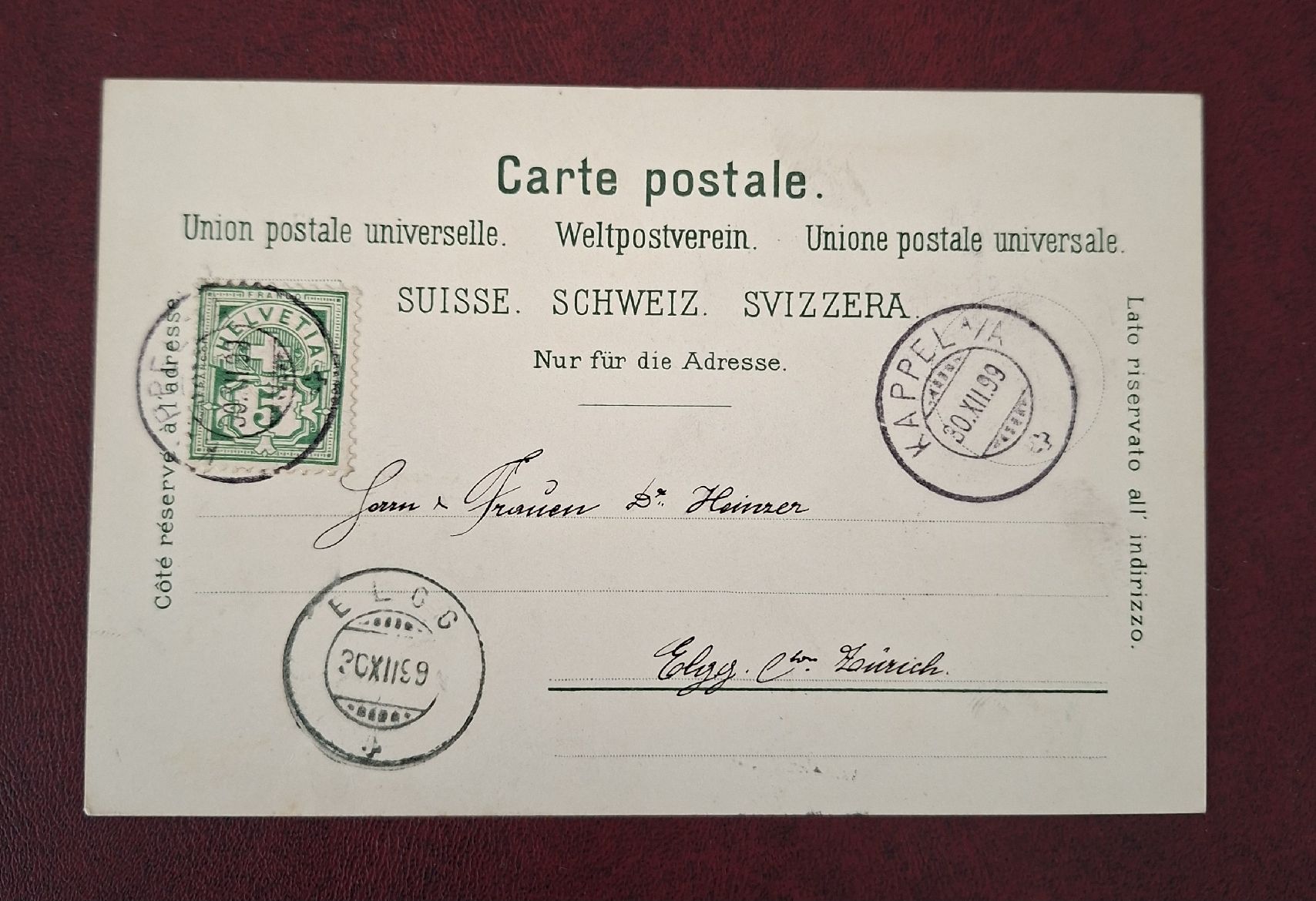 Cartes postales: Gruss aus Kappel am Albis – D'occasion à Affoltern am Albis par Broki-Albis 1