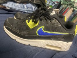 Nike Air Max 90 Sneaker Schwarz Gelb Gr. 36.5