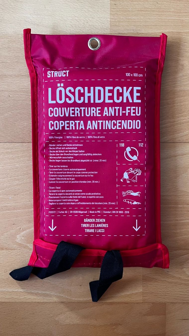 Feuerlöscher: Löschdecke 1x1m – Neu (gemäss Beschreibung) aus Pfäffikon ZH von Cupcake2019