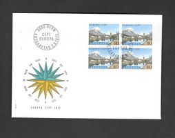 CH FDC Viereblock 1977