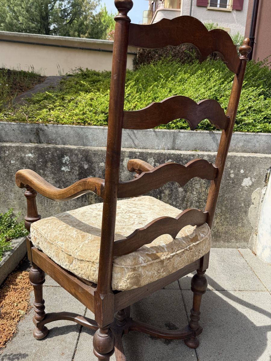 Poltrone: Fauteuil en bois style rustique ass – Usato da Quartino venduto da bia_6tjp 3