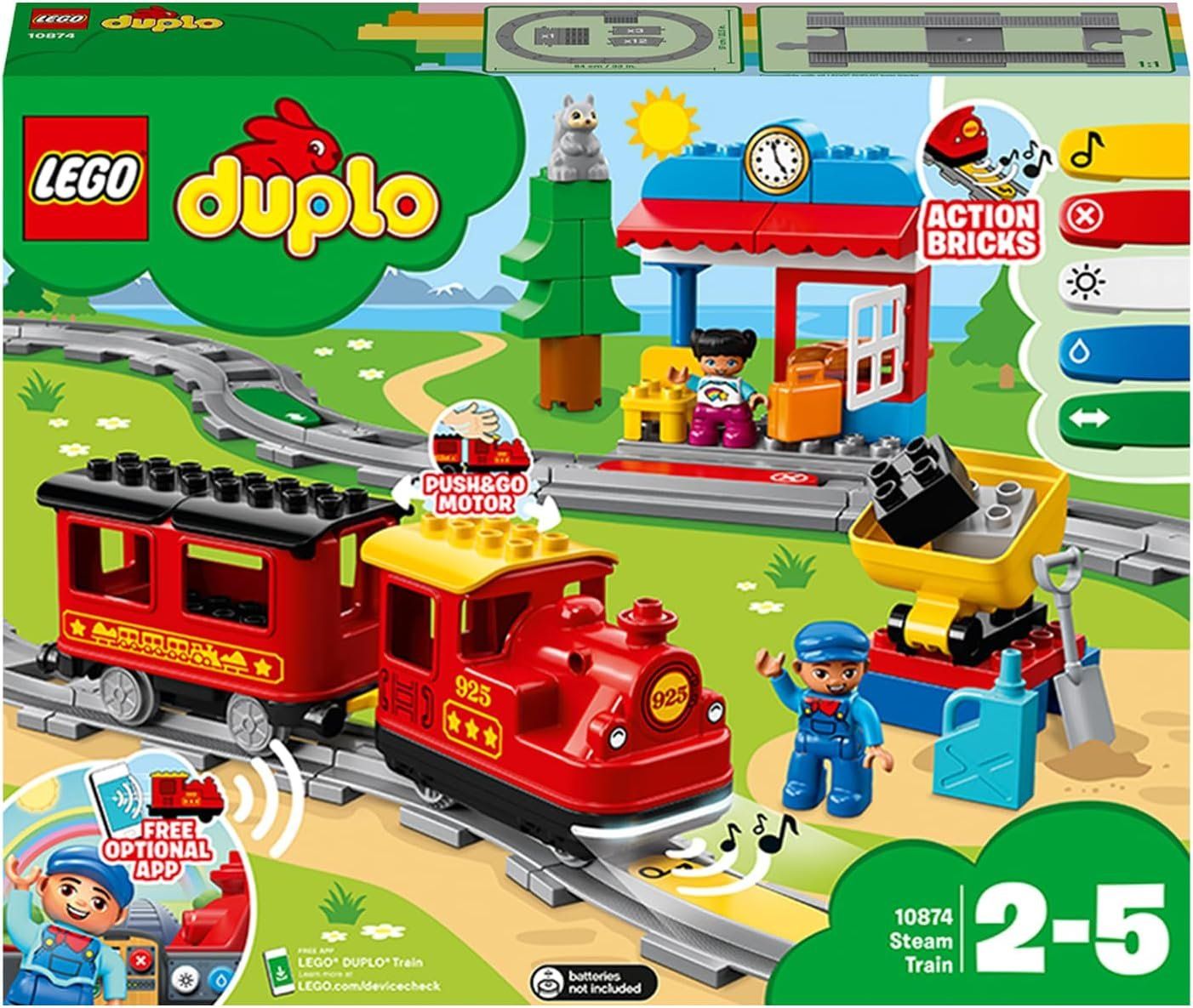Lego Giocattoli: Lego DUPLO Dampfeisenbahn 2 Sets: 10874 und 10872 – Usato da Zürich venduto da thi_zh7v 1
