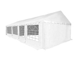 HEBU-Tent – Profi PVC Partyzelt 5×8 m – weiss
