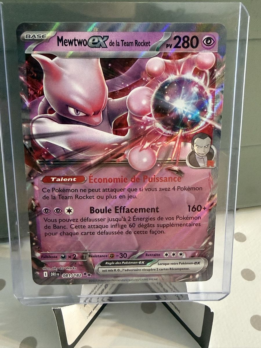 Pokémon Carte collezionabili: Mewtwo ex de la team Rocket – Nuovo (secondo la descrizione) da Vallorbe venduto da Donato15