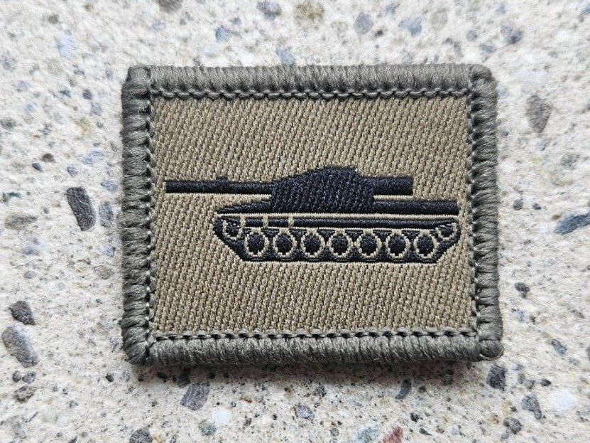 Schweizer Armee Placchette & Badge: *** Funktionsabzeichen Panzersoldat mit Klett *** – Nuovo e nell'imballaggio originale da Riedholz venduto da fr_sIruP
