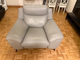 Fauteuil électrique en cuir