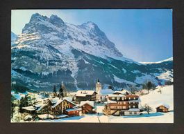 AK GRINDELWALD Dorfpartie Hörnli und Eiger
