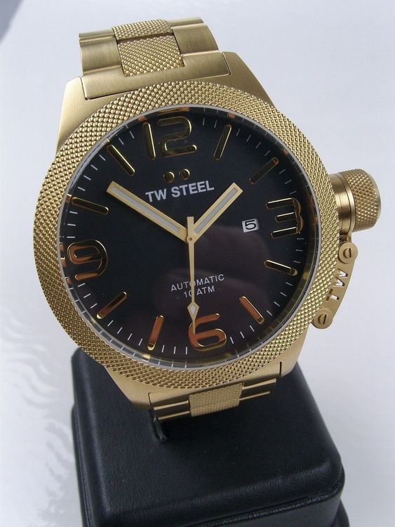 TW Steel CB96 Canteen Bracelet Automatik Herrenuhr 50mm Neu