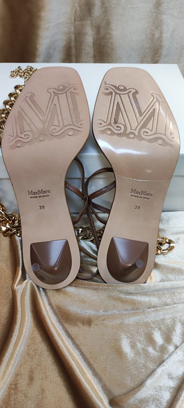 Max Mara Chaussures femmes: Max Mara 39 (40) Sandalen, echte Leder – Neuf (Voir description) à Rüfenach AG par Nanisa777 5