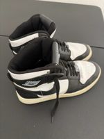Nike Air Jordan High Sneaker schwarz weiss gebraucht