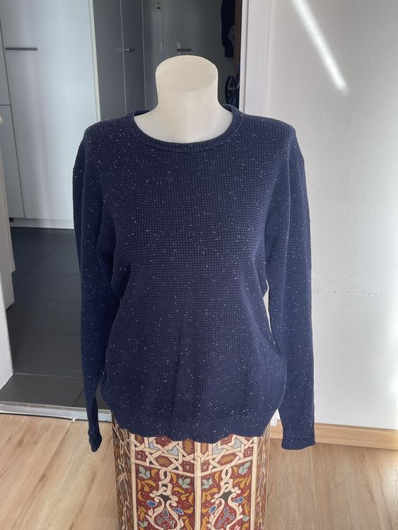 Pull-over Globus en coton bleu marine.chiné M unisexes (Gebraucht) in ...