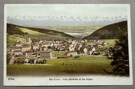 Lithokarte  Ste Croix passend zu Stempel