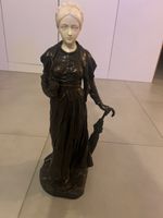Antike Jugendstil Figur, P. Tereszczuk, Dame, signiert