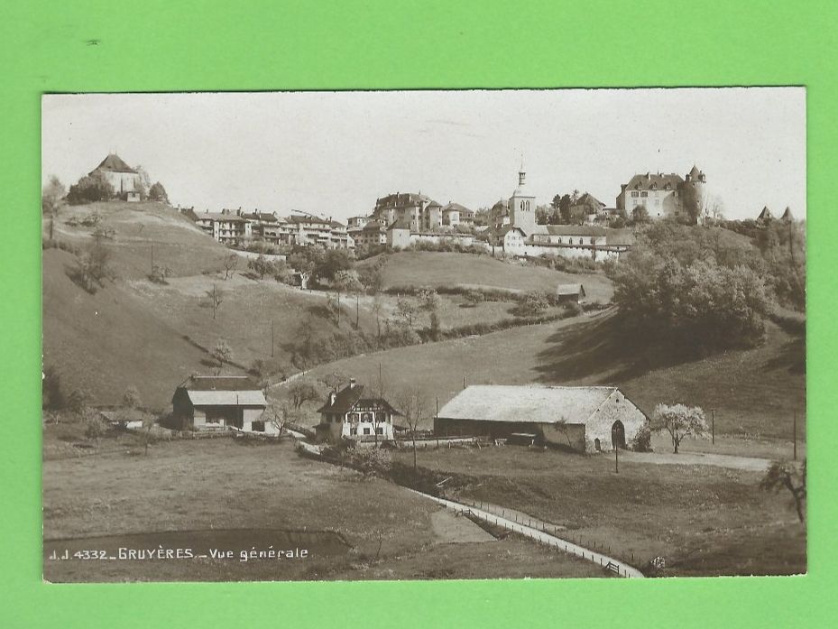 Cartoline postali: Gruyères Vue générale – Usato da Zürich venduto da t24_de