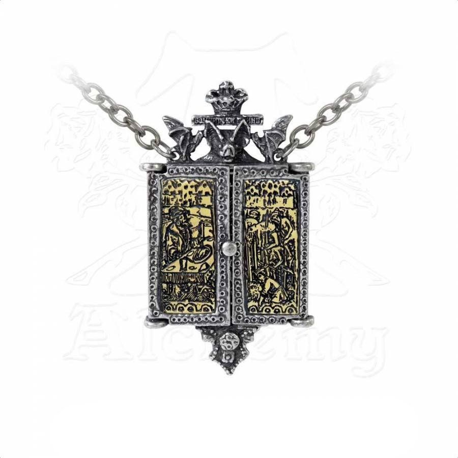 Catenine: Alchemy Halskette "Balkan Tript. Icon Locket" Dracula/Gothic – Nuovo e nell'imballaggio originale da Roggwil TG venduto da Chevalier_69