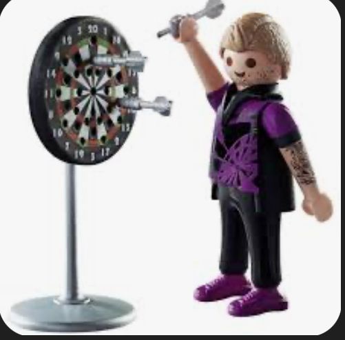 Playmobil Giocattoli: Playmobil 71165 Dartspieler – Nuovo e nell'imballaggio originale da Uster venduto da charlietr