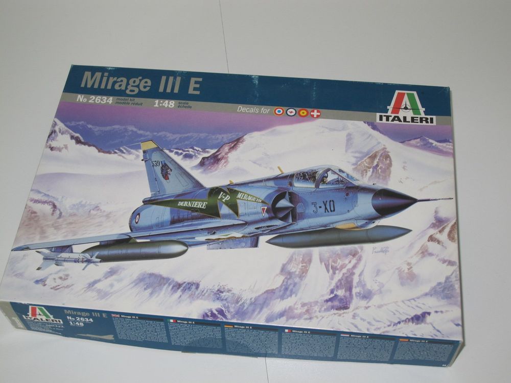 Maquette Italeri Mirage III E – 1/48 – Réf 2816 – Neuf