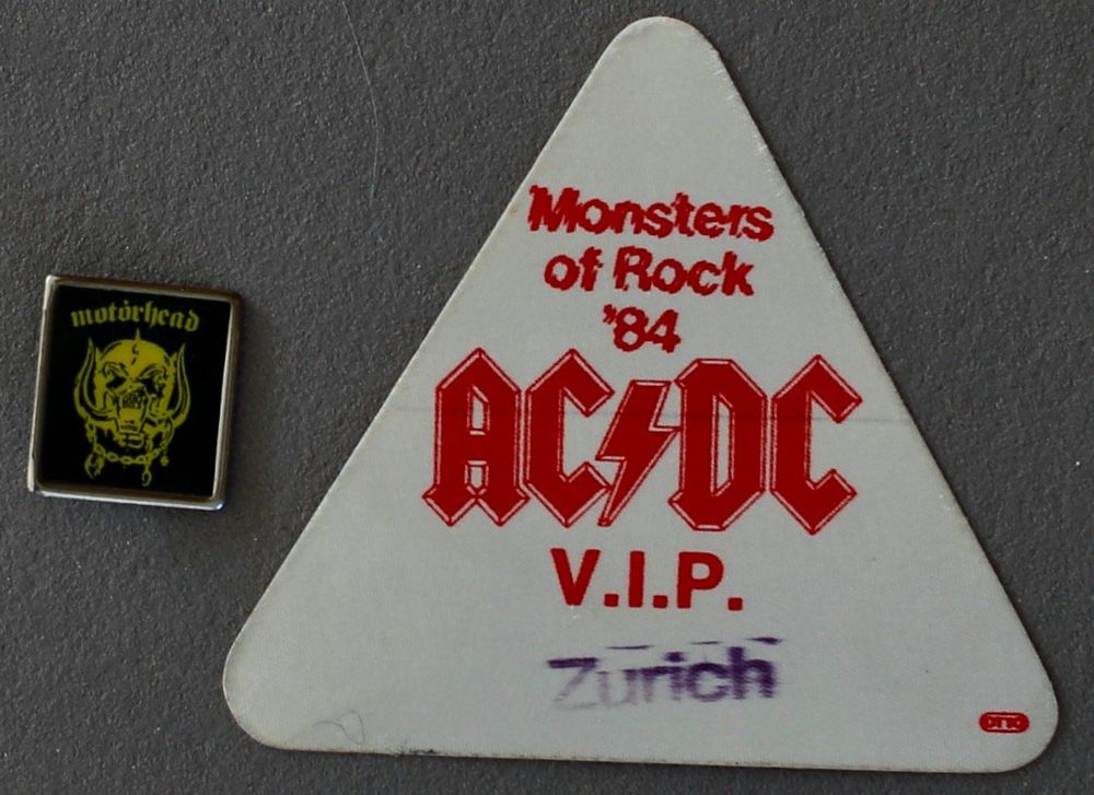 AC/DC, Original VIP Kleber & Motorhead Anstecker (Gebraucht) in Biel ...
