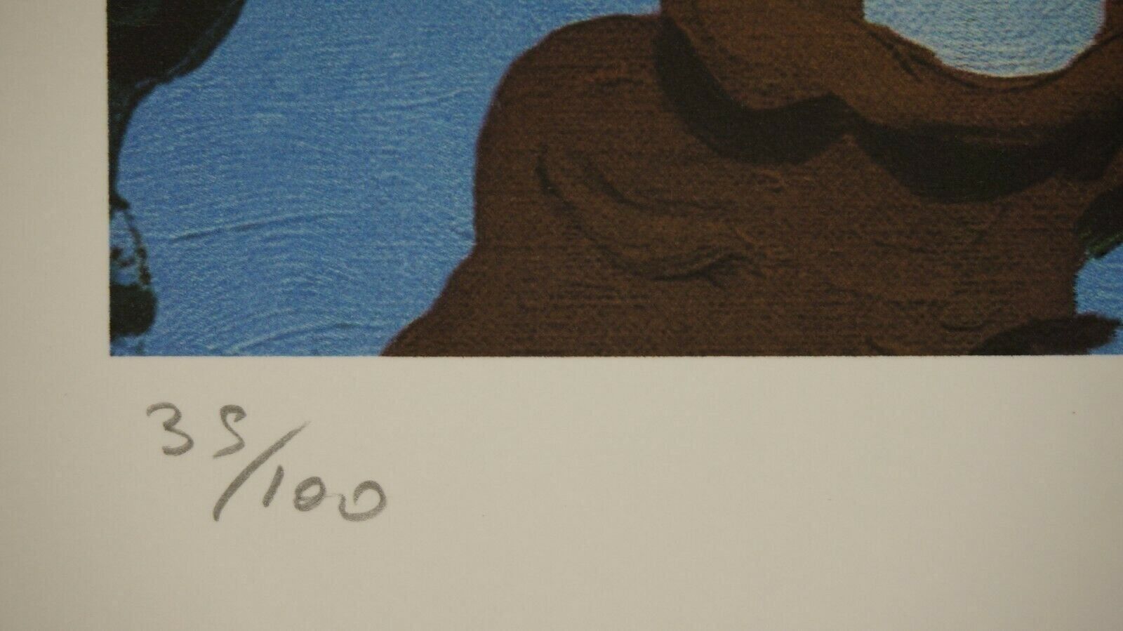 Foto & Immagini: RENÉ MAGRITTE LITHOGRAPHIE  HANDNUMMERIERT DRUCKSIGNIERT – Usato da Gersau venduto da kunst-online 1