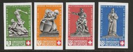 1940 : Pro Patria Block - Einzelwerte , postfrisch **