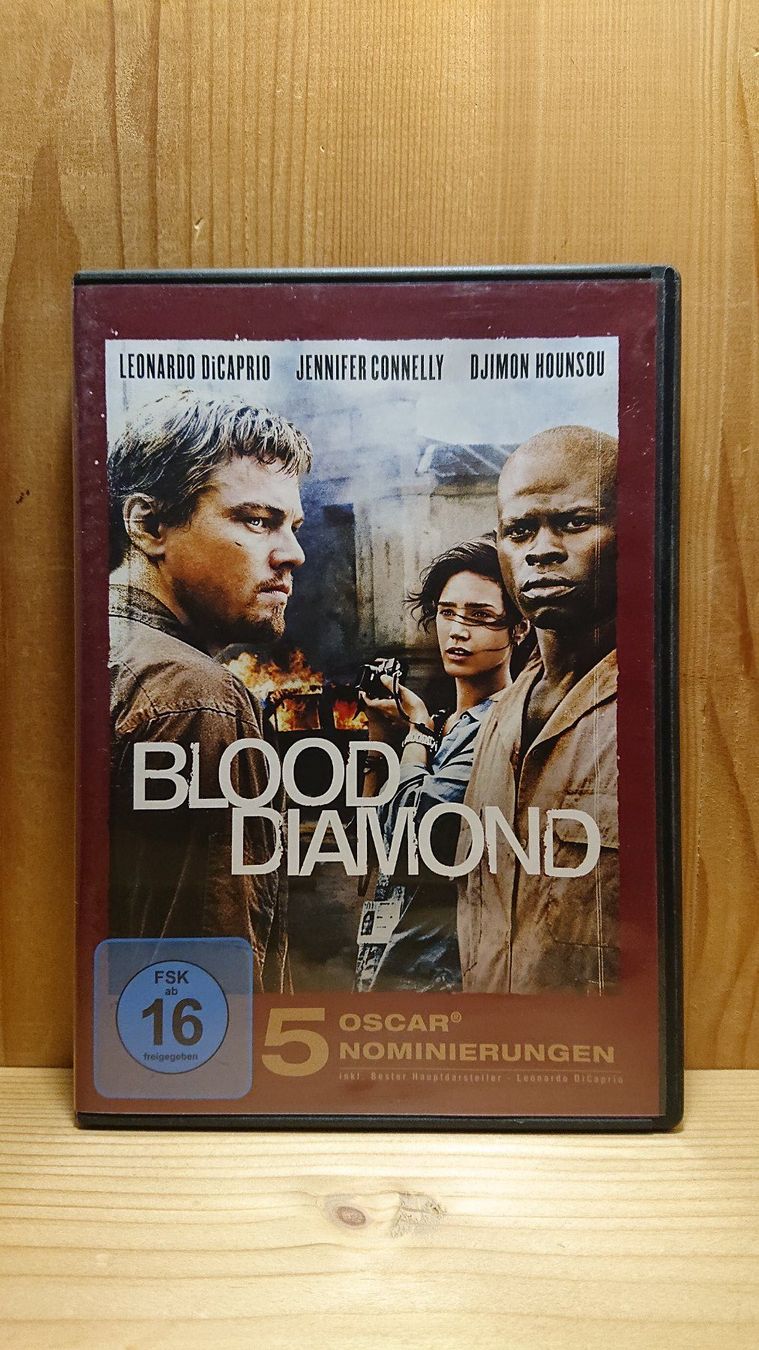 Tutti i DVDs: BLOOD DIAMOND DVD mit Leonardo DiCaprio – Usato da Wilderswil venduto da Exebub