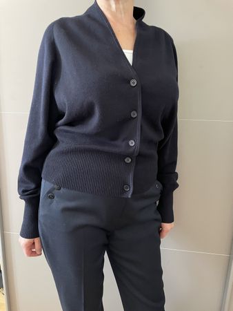 Gilet femme COS bleu marine en laine  tail taille M