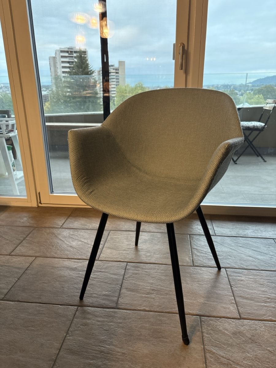 Livique Chaises: 6 Stoffstühle Blau gebraucht – D'occasion à Wabern par enzo_92