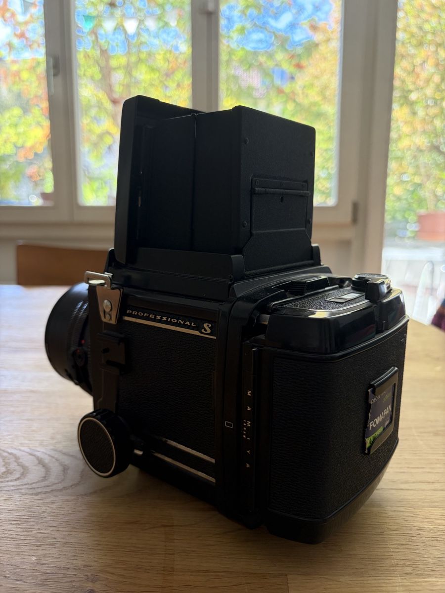 Mamiya Fotocamera: Mittelformatkamera Mamiya RB67 Pro-S mit 127mm Objektiv – Usato da Bern venduto da Photosimone 2
