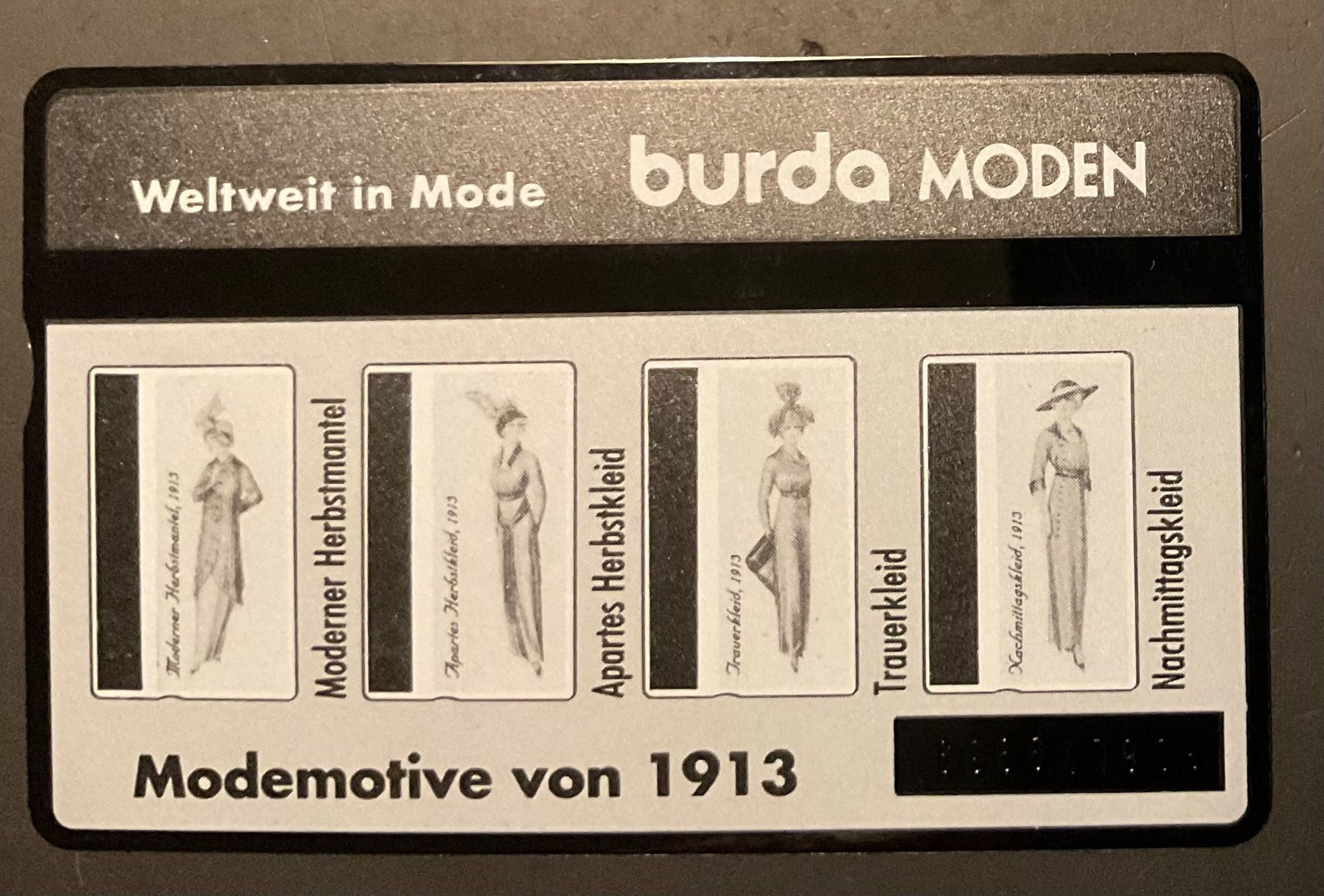 Schede telefoniche: Taxcard 308L_79989 Burda Mode – Usato da Zürich venduto da tol_b7c7 1
