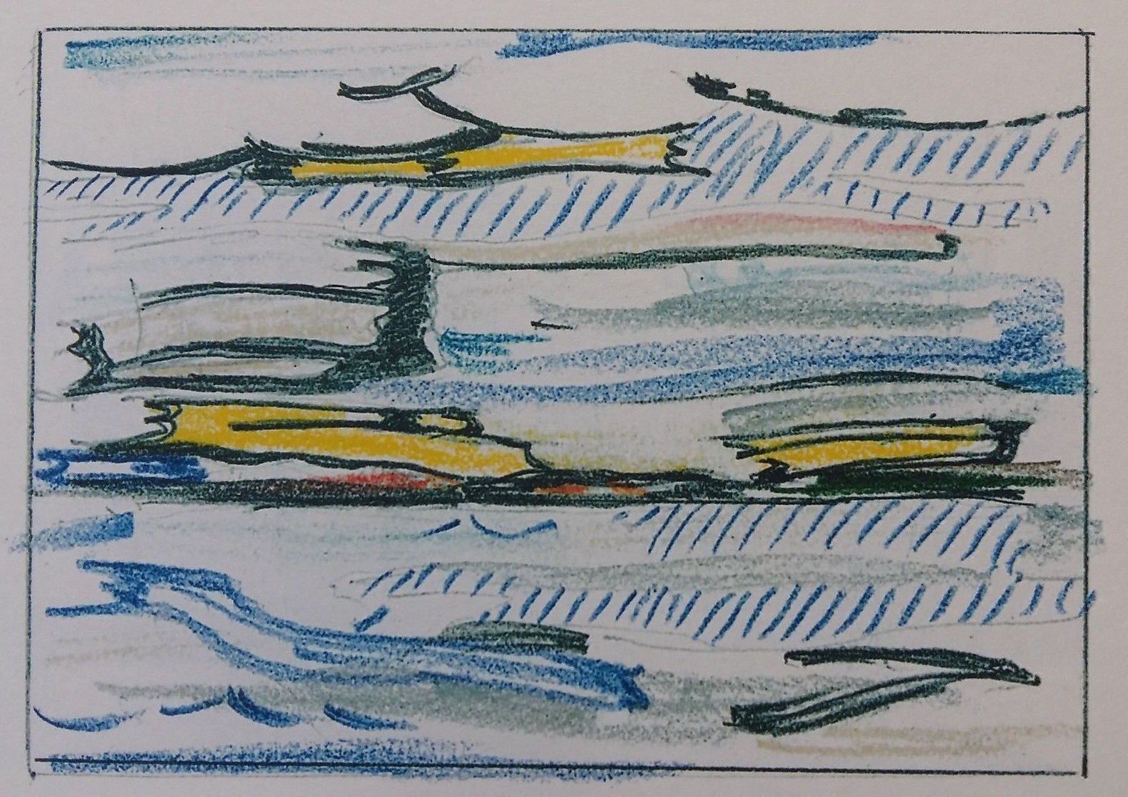 Grafica & Litografie: Roy Lichtenstein   Seascape – Usato da Nennigkofen venduto da Sommersonnen